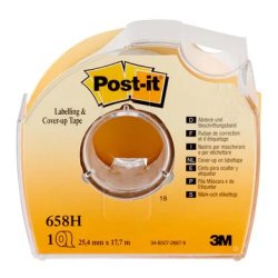 Post-it Ruban de masquage et de marquage, 25,4 mm x 17,7 m