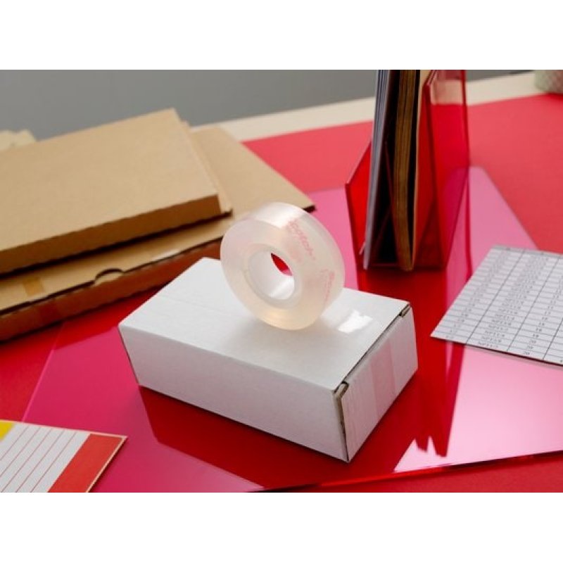 Scotch Ruban adhésif Crystal Clear 600, 19 mm x 33 m, 12 2