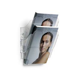 Durable FLEXIPLUS Présentoir à livres 2 étagères Transparent