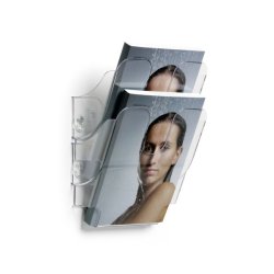 DURABLE Porte-brochures mural "FLEXIPLUS 2", A5, transparent