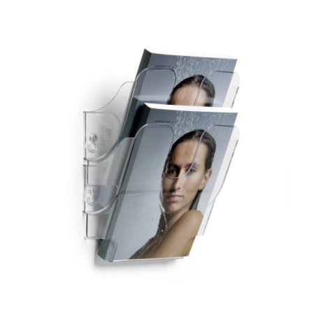 DURABLE Porte-brochures mural "FLEXIPLUS 2", A5, transparent