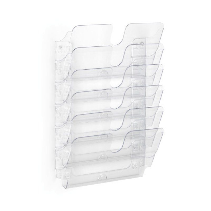 Durable FLEXIPLUS Présentoir à livres 6 étagères Transparent