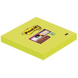 3M 6546SA Post-it Carré Citron vert 90 feuilles Auto-adhésif