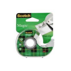 Scotch Ruban Adhésif Magic - Dévidoir Rechargeable - 19 mm x 25 m