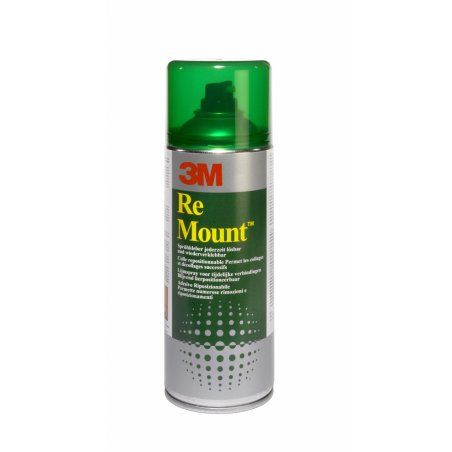 3M Scotch Colle spray RE MOUNT, détachable, 400 ml