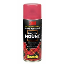 3M Scotch Colle spray PHOTO MOUNT, permanent, 400 ml