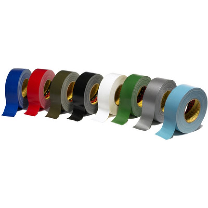 3M Premium Ruban adhésif toilé 389, 50 mm x 50 m, noir