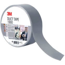 3M Economy Ruban adhésif toilé 1900, 50 mm x 50 m, noir