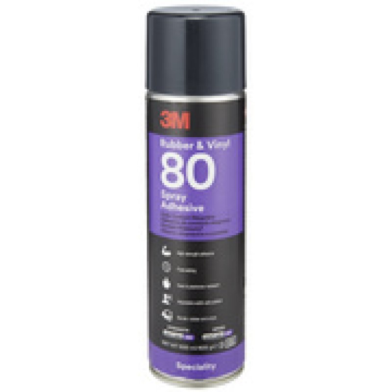 3M Colle aérosol pour caoutchouc & vinyle, 500 ml, jaune