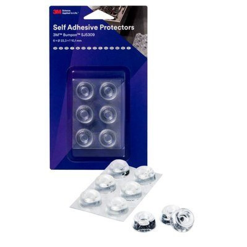 3M SJ5309BL patin de protection du sol pour meuble 6 pièce(s) Rond
