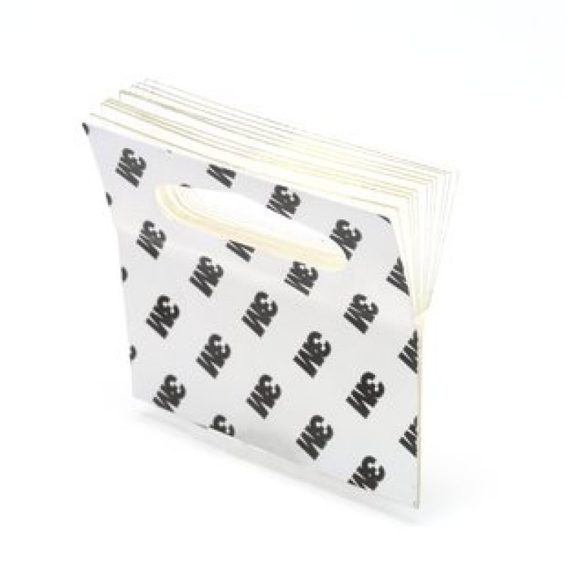 3M 1075 self-adhesive label Square Transparent