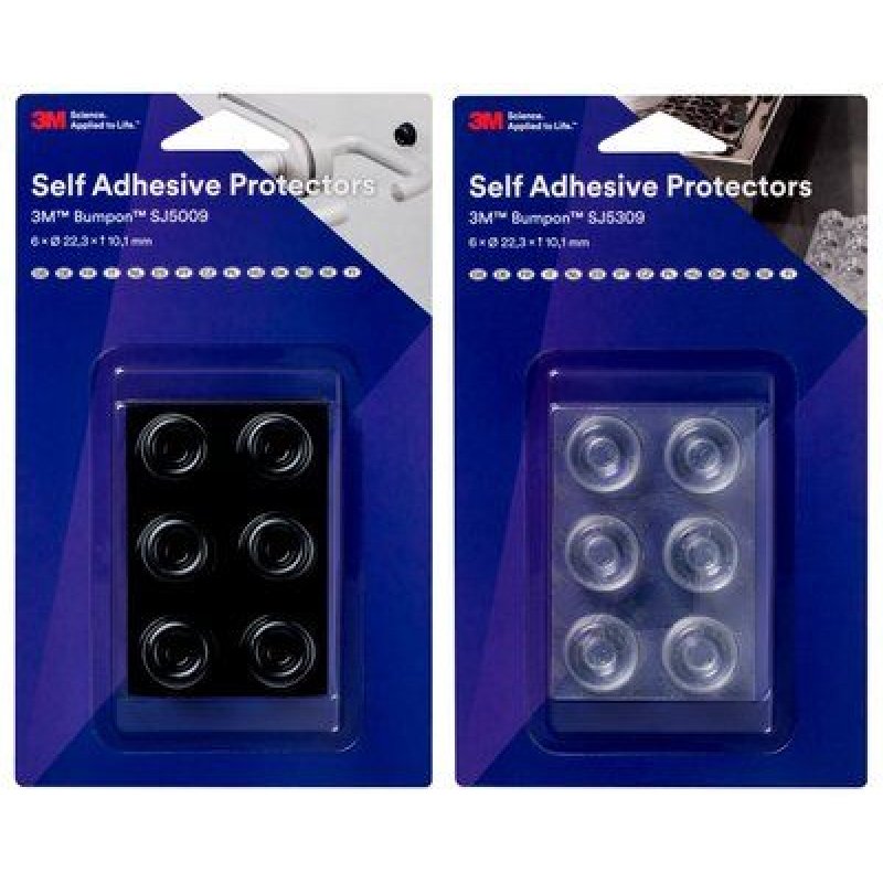 3M SJ5009BL furniture floor protector pad 6 pc(s) Round