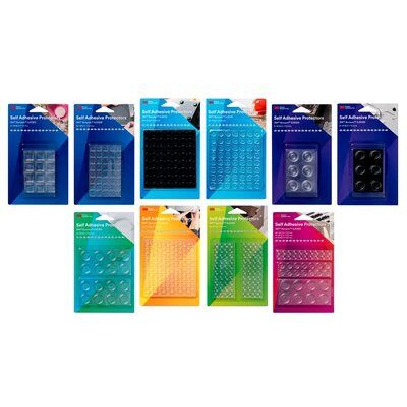 3M SJ5012BL patin de protection du sol pour meuble 56 pièce(s) Rond