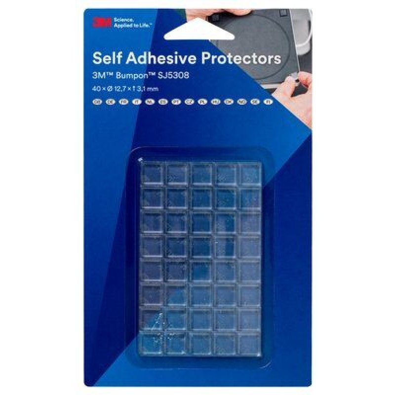 3M SJ5308BL furniture floor protector pad 40 pc(s) Rectangular
