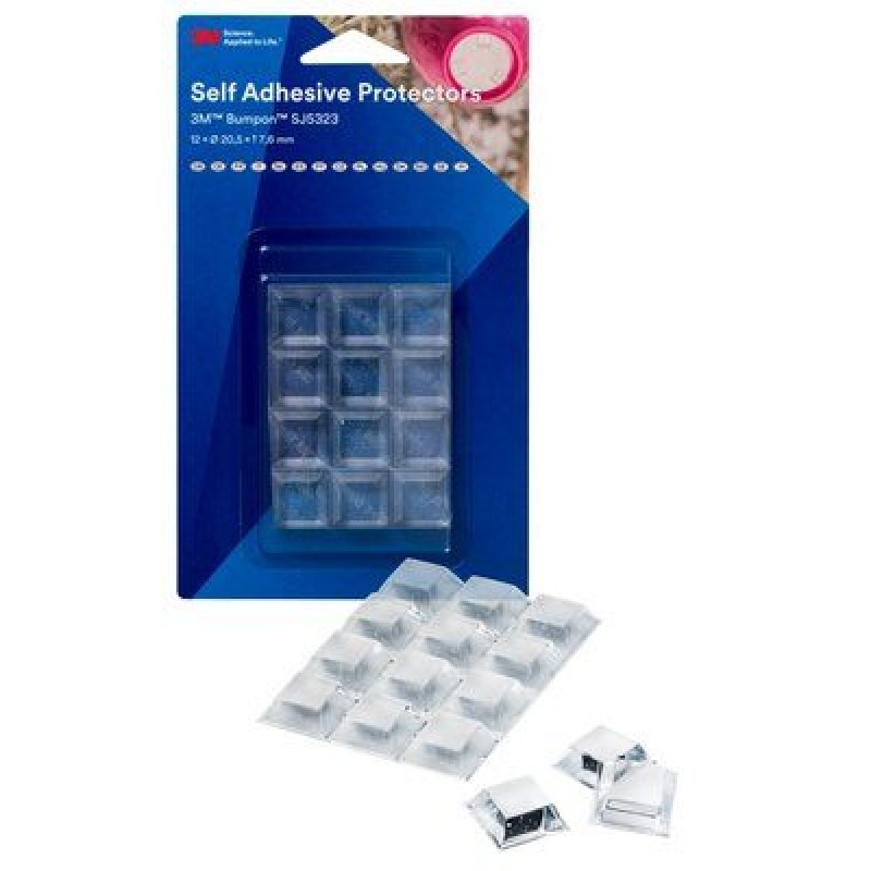 3M SJ5323BL patin de protection du sol pour meuble 12 pièce(s) Rectangulaire