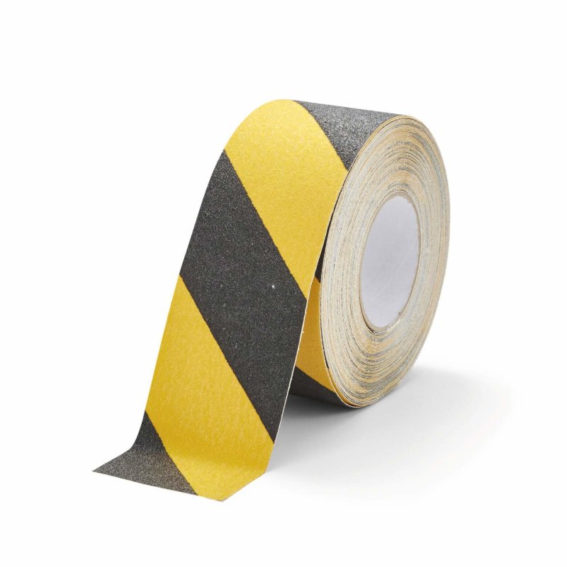 DURABLE Bande antidérapante DURALINE GRIP, 75 mm, noir/jaune