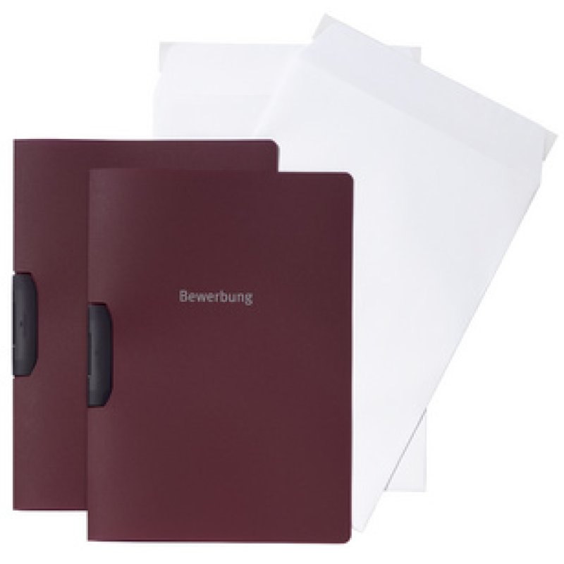 DURABLE Bewerbungs-Set DURASWING JOB, DIN A4, aubergine