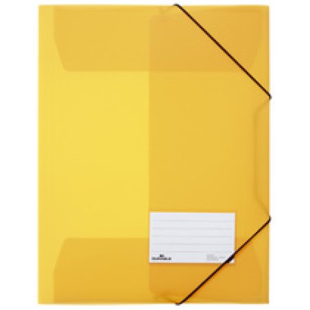 DURABLE Chemise à élastiques, format A4, PP, bleu