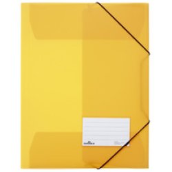 DURABLE Chemise à élastiques, A4, PP, transparent