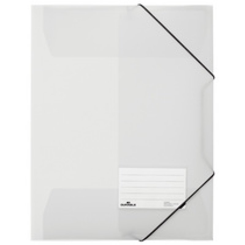 DURABLE Chemise à élastiques, A4, PP, rouge