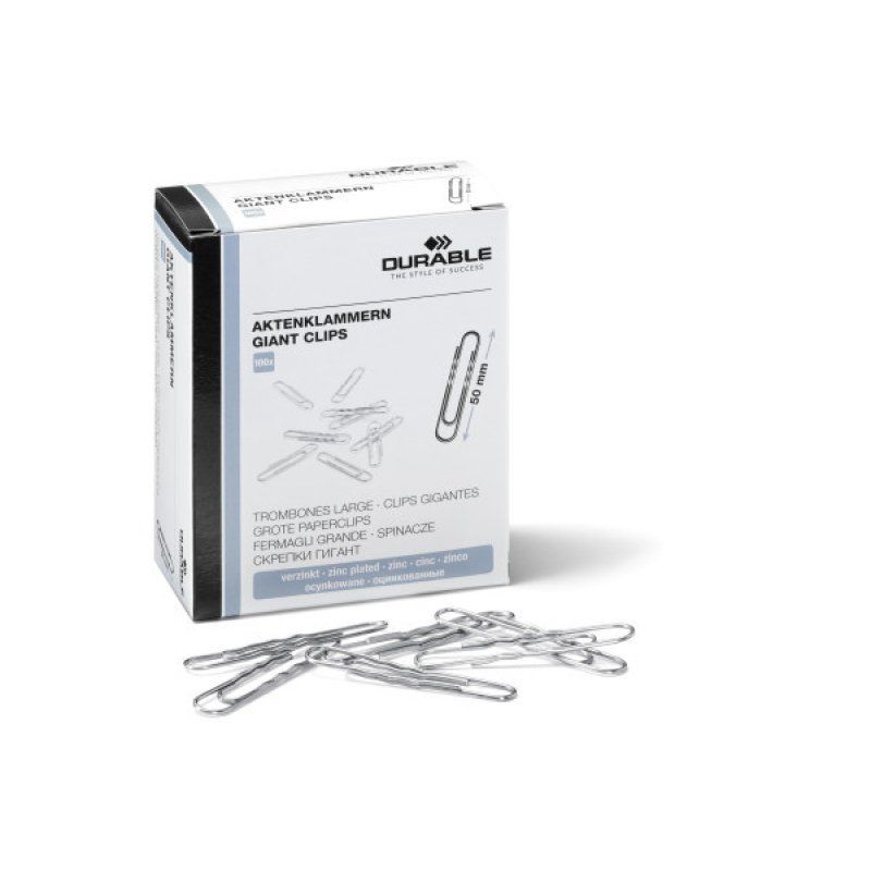 Durable 122625 paper clip Metal 100 pc(s)