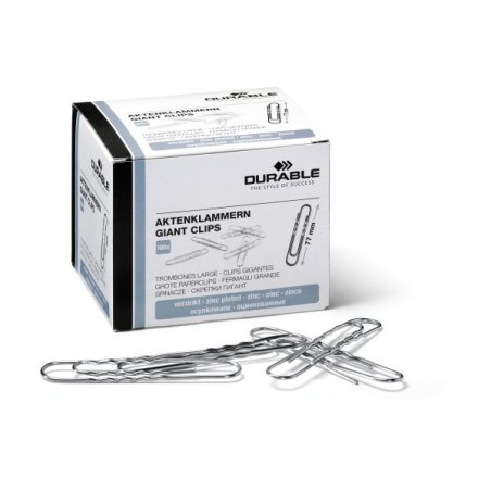 Durable 122725 paper clip Metal 100 pc(s)