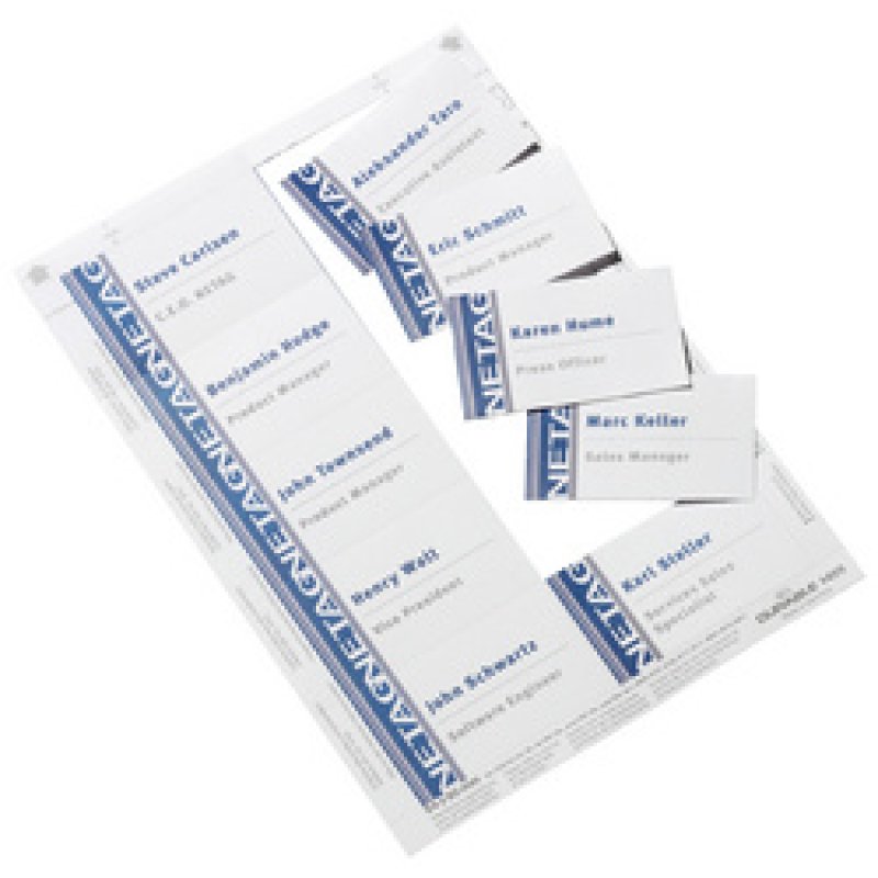 DURABLE Planche d'impression pour badge événementiel, A6