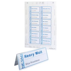 DURABLE Planches d'impression pour porte-noms, blanc