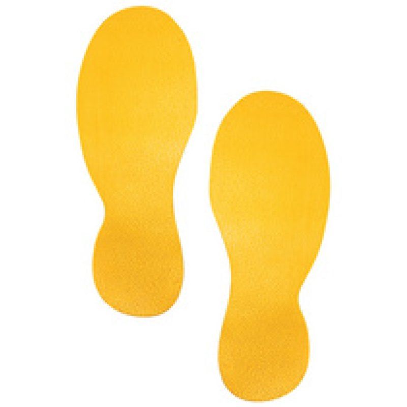 DURABLE Symbole de marquage au sol "Pieds", autocollant