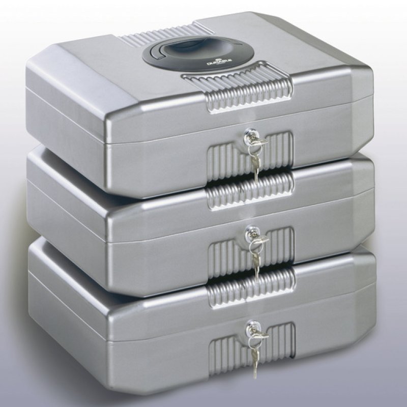 Durable €UROBOXX cash/ticket box Metal Grey