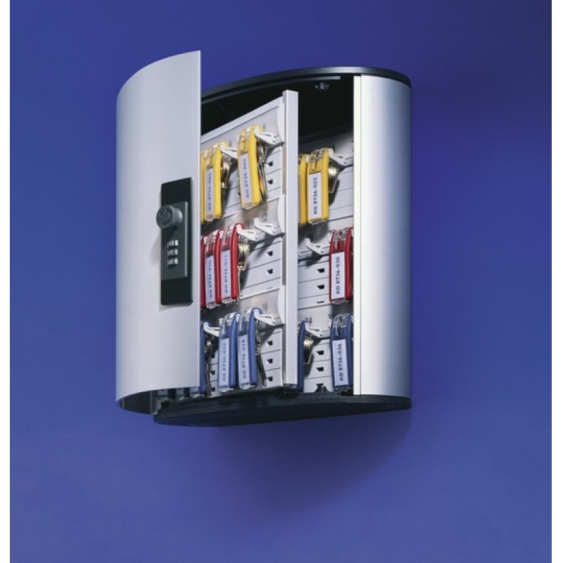 Durable Key Box 36 Code Aluminium Argent