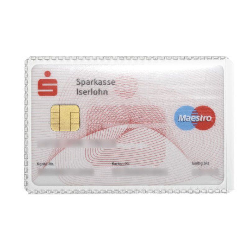 Durable 213619 portefeuille, étui pour cartes, support de documents de voyage Couverture Transparent