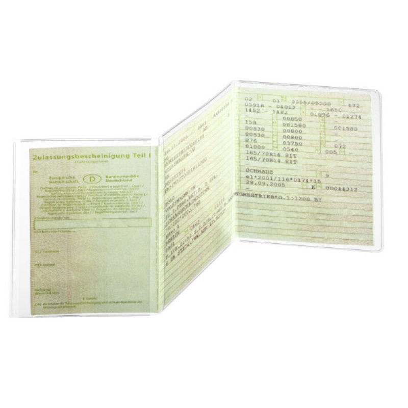 Durable 214219 wallet/card case/travel document holder Transparent