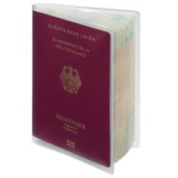 DURABLE Pochette double pour passeport, format: 189 x 129 mm