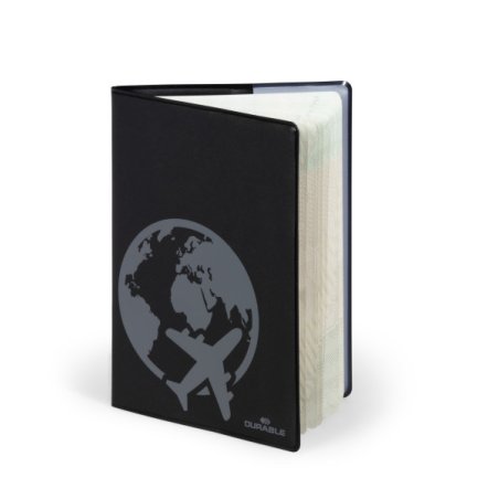 Durable 214401 porte-passeport Noir