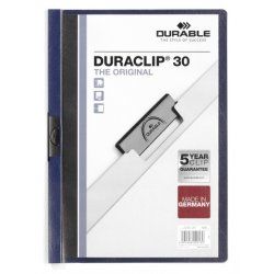 Durable DURACLIP protège documents PVC Bleu