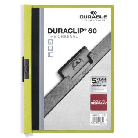 Durable DURACLIP report cover Green