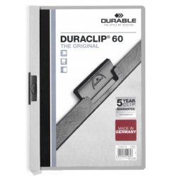 Durable DURACLIP 60 A4 report cover PVC Grey