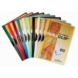 Durable DuraClip Original 60 A4 Dark Green protège documents PVC Vert