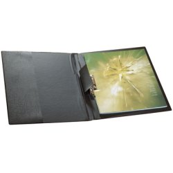 DURABLE chemise à pince à levier, A4, plastique, noir