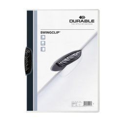 Durable Swingclip protège documents Noir