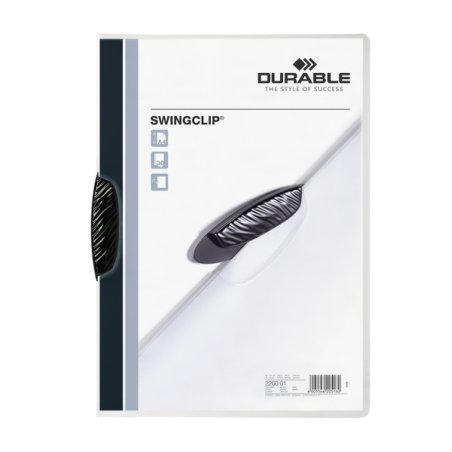 Durable Swingclip protège documents Noir