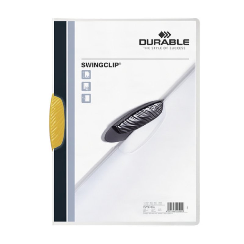 Durable Swingclip protège documents Polypropylène (PP) Jaune