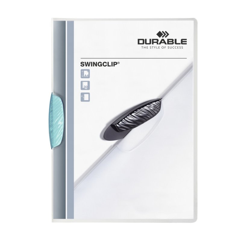 Durable 226014 protège documents Bleu, Transparent