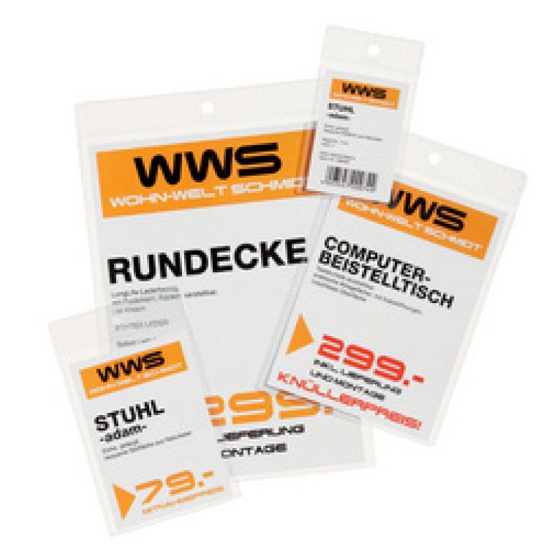 DURABLE Pochette transparente à suspendre, A7, portrait, PP