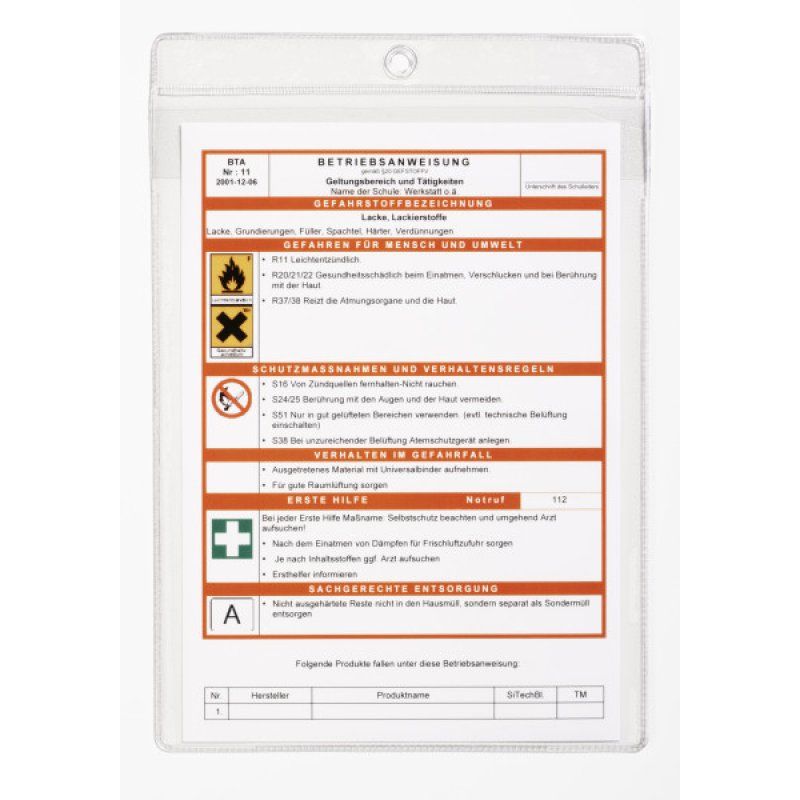 Durable 230719 protecteur de feuilles 210 x 297 mm (A4) Polypropylène (PP) 10 pièce(s)