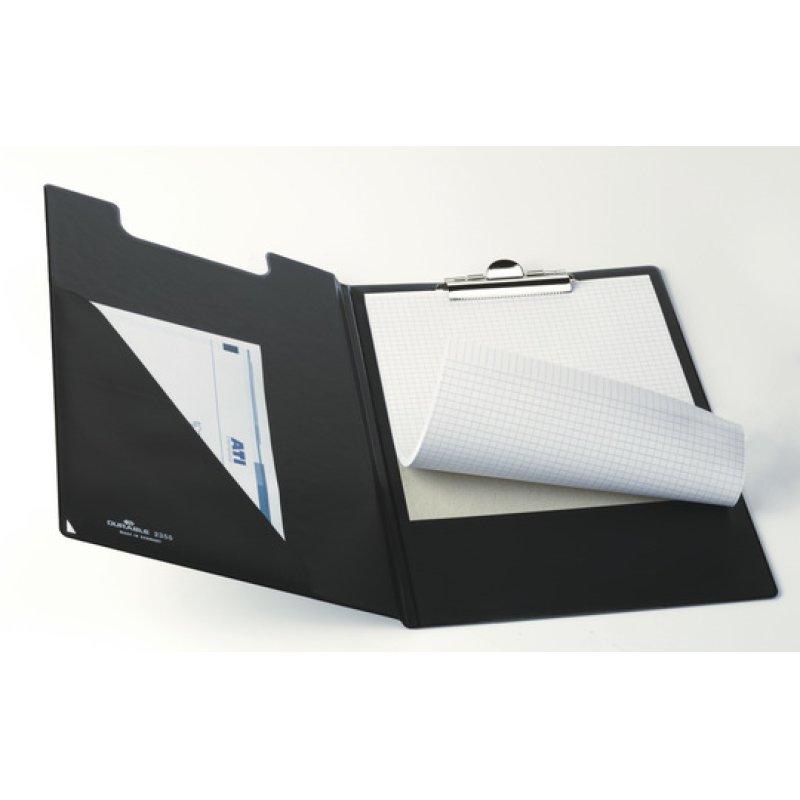 DURABLE Porte-bloc, en PVC souple, noir