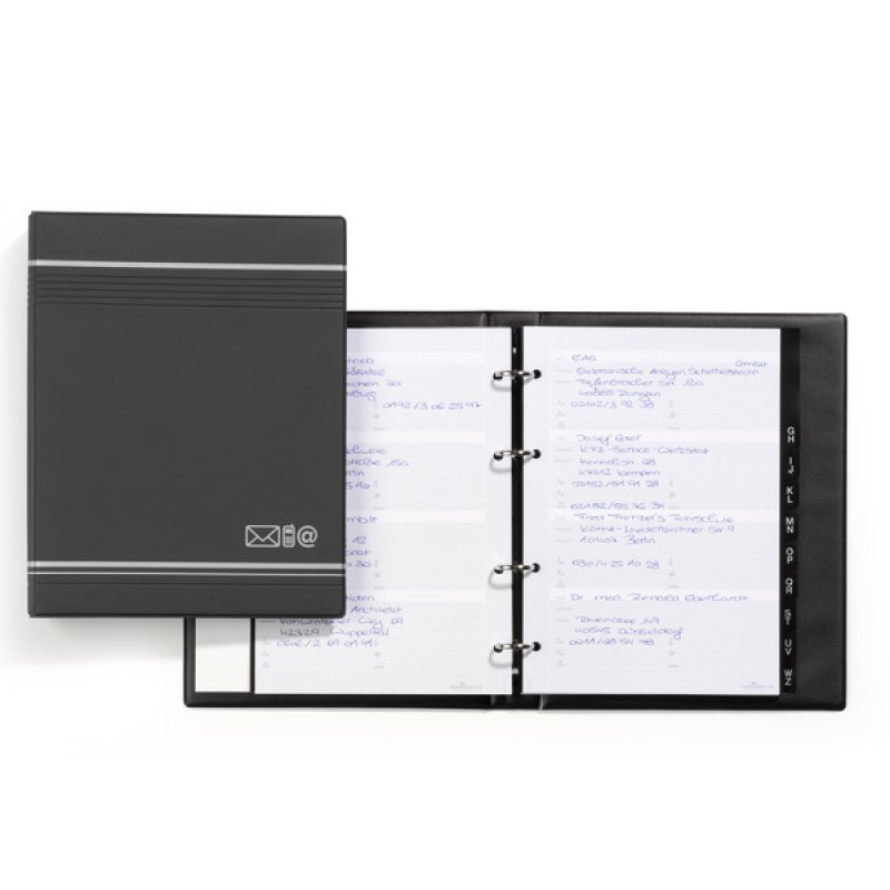 DURABLE Telefonringbuch TELINDEX, DIN A5, anthrazit
