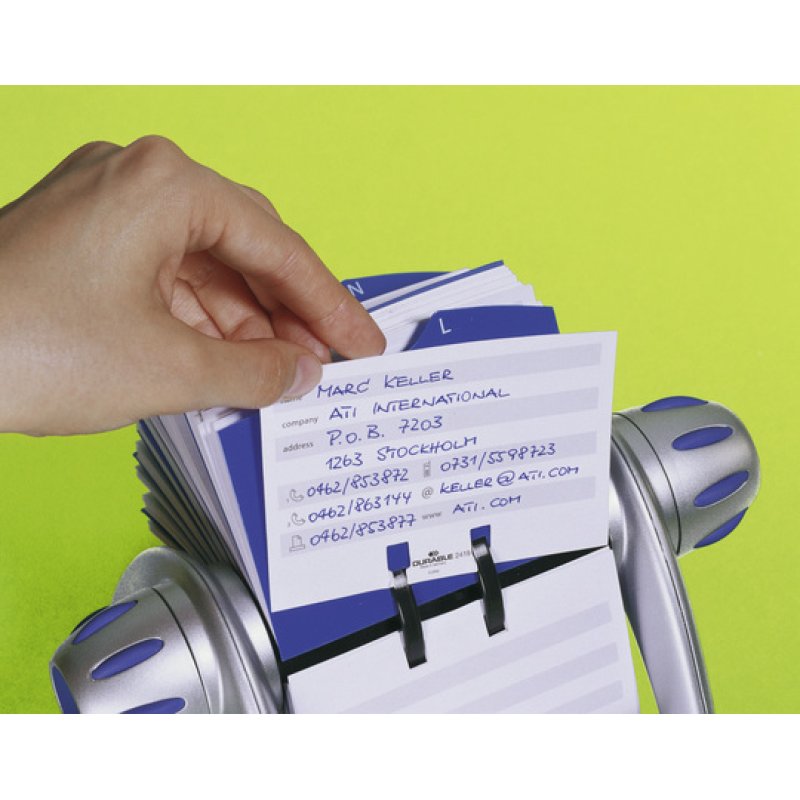 Durable 2416 index card tray 72 x 104 mm