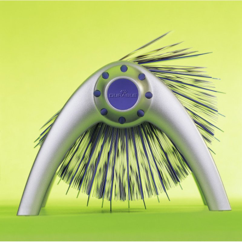 Durable Visifix flip business card holder Blue, Silver